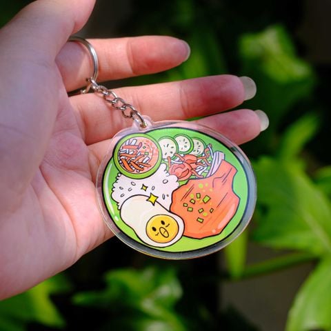  KC0023 Cơm Tấm - Móc khóa Acrylic 