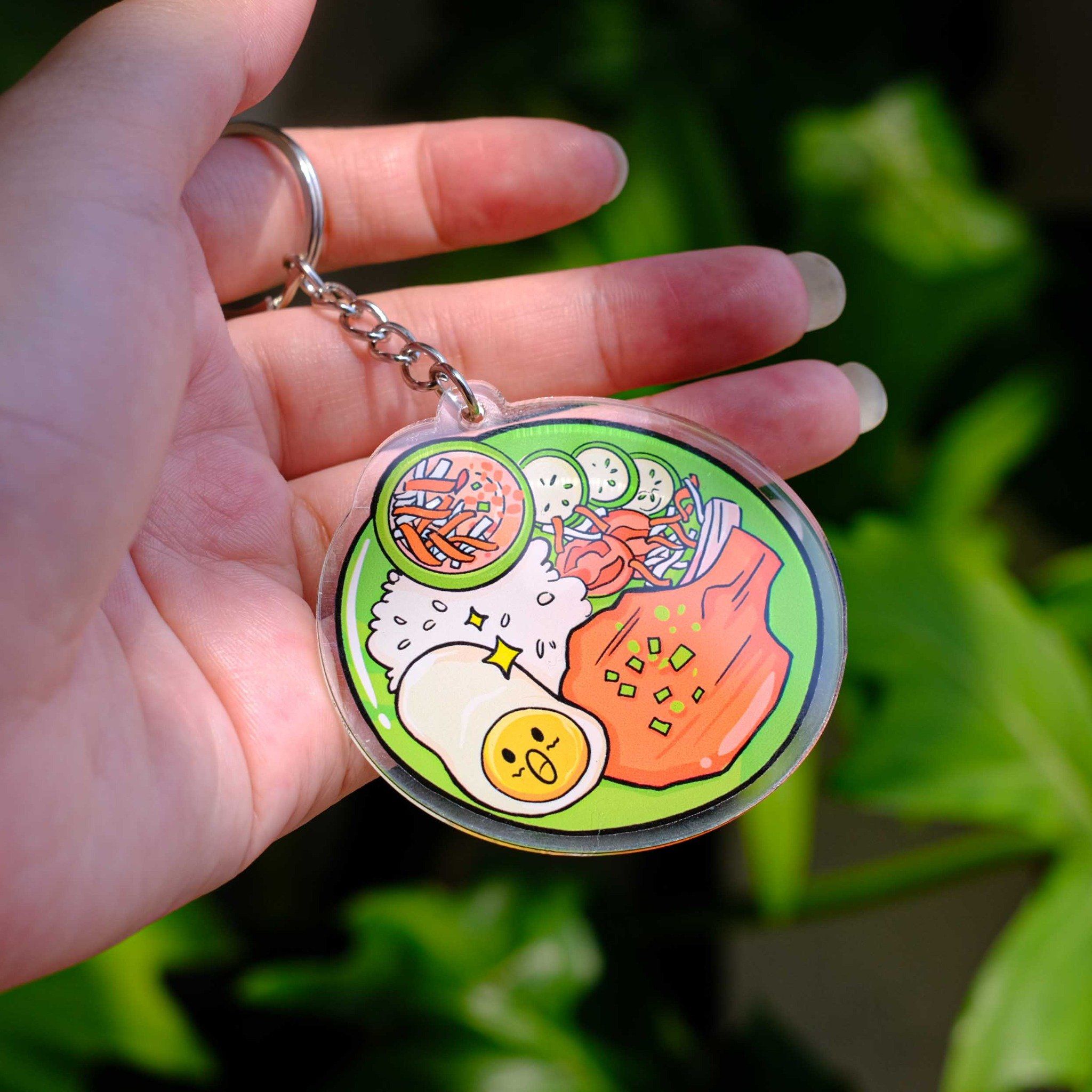 KC0023 Cơm Tấm - Móc khóa Acrylic