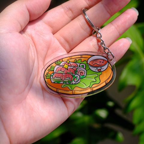  KC0025 Bánh Xèo - Móc khóa Acrylic 