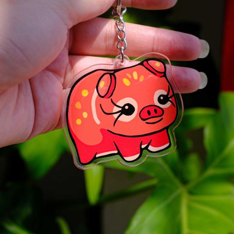  KC0011 Heo Đất - Móc khóa Acrylic 