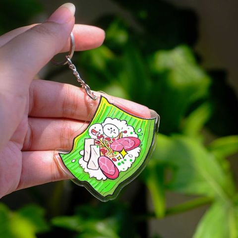  KC0020 Xôi Lá Chuối - Móc khóa Acrylic 