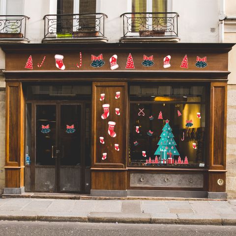  MERRY CHRISTMAS - Noel Decoration Sticker 