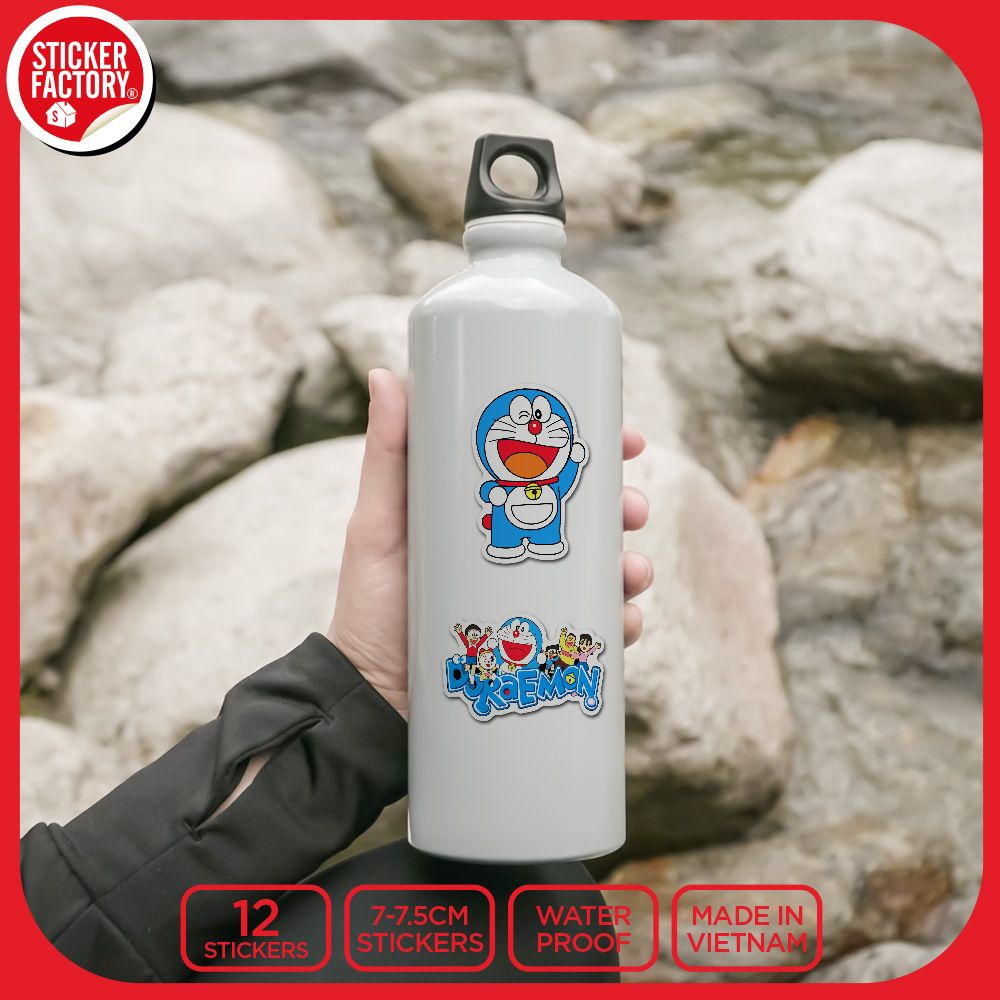 SET12016 DORAEMON – Set 12 Die Cut Sticker Pack