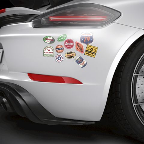  NO.09 Gasoline - Sticker Sheet A4 