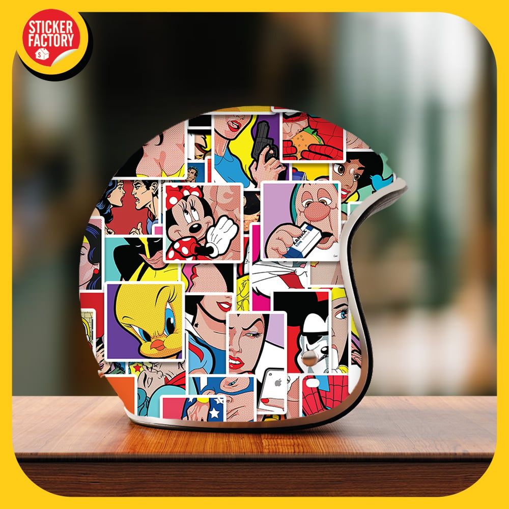 Pop Art - Set 100 sticker hình dán