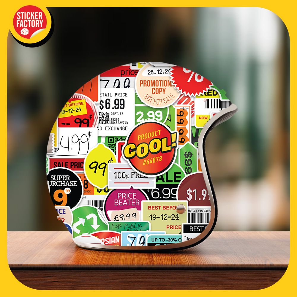 Price Tag - Set 100 Sticker hình dán