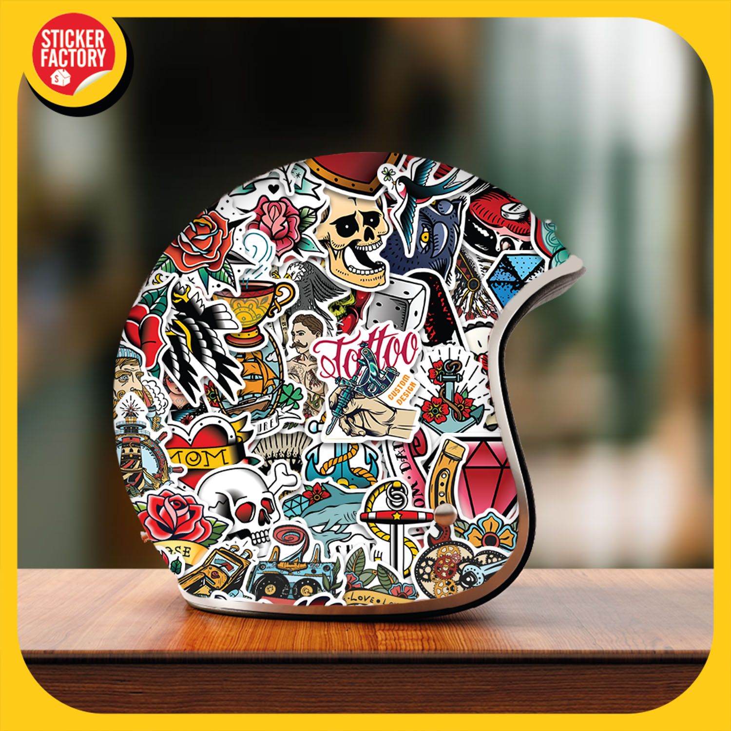Tattoo - Set 100 sticker hình dán
