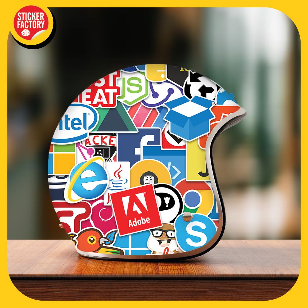 Set 100 sticker hình dán - Developer lập trình viên – Sticker Factory