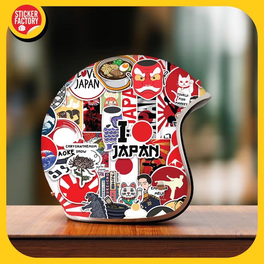 Nhật Bản Japan - Set 100 sticker hình dán