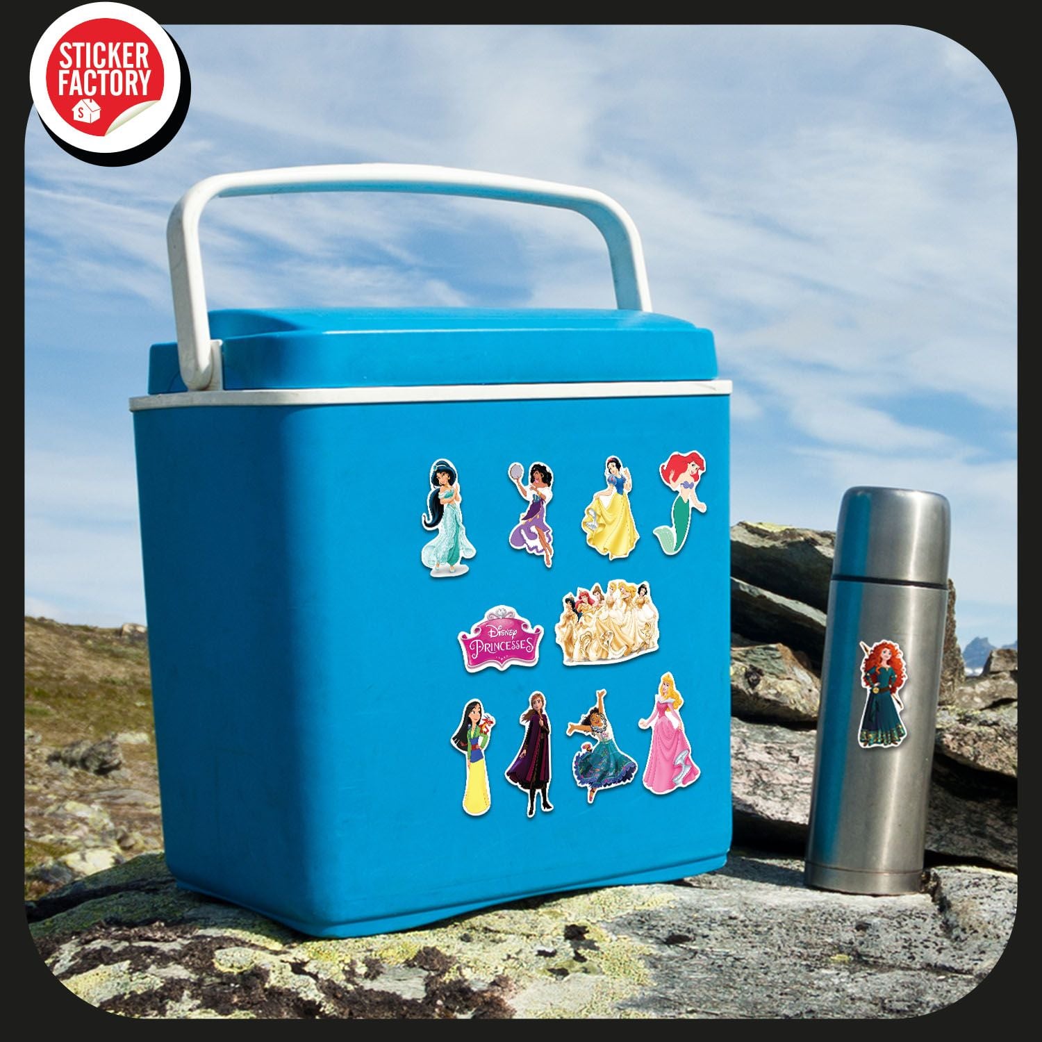 Disney Princesses - Set 30 sticker hình dán