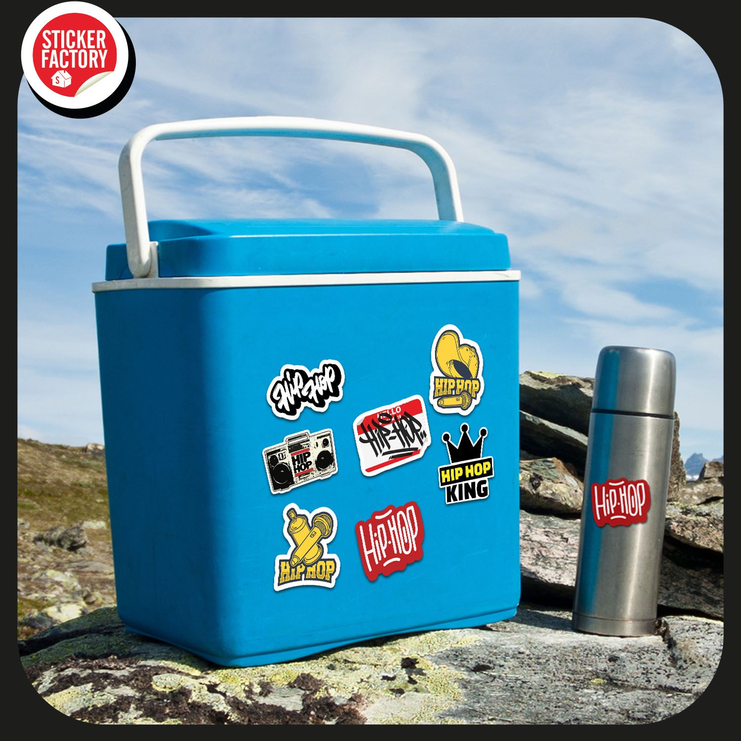 Hiphop - Set 30 sticker hình dán