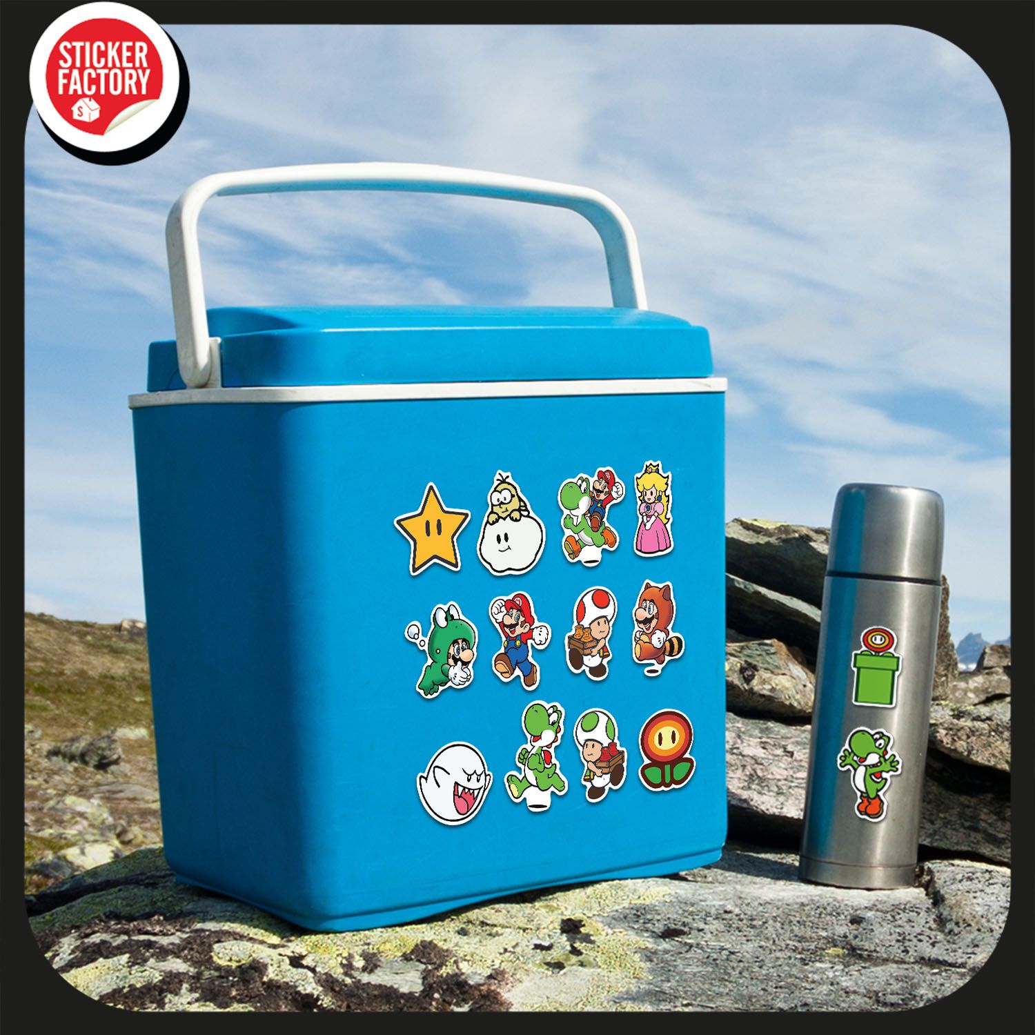 Mario - Set 30 sticker hình dán