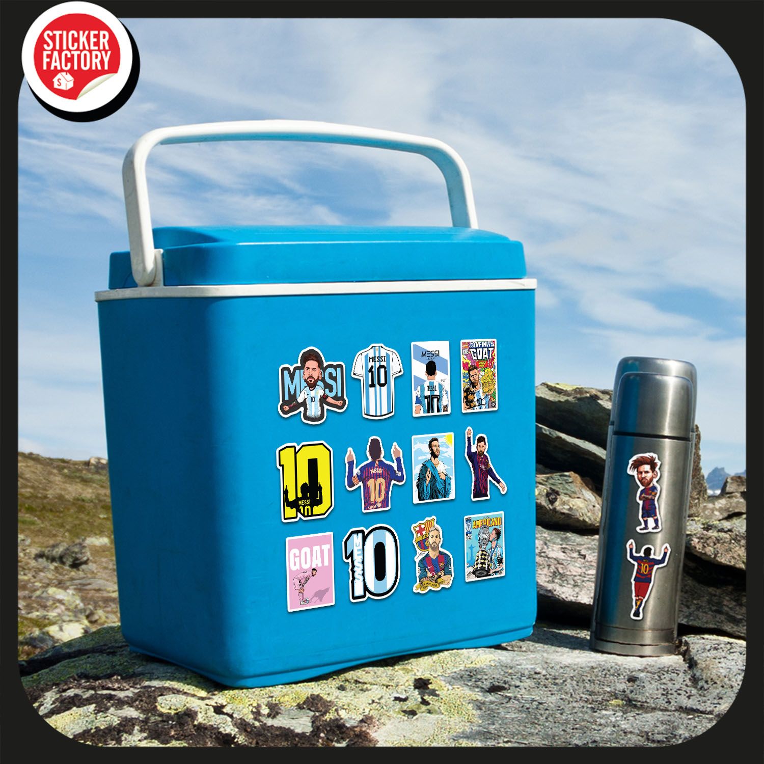 Lionel Messi - Set 30 sticker hình dán