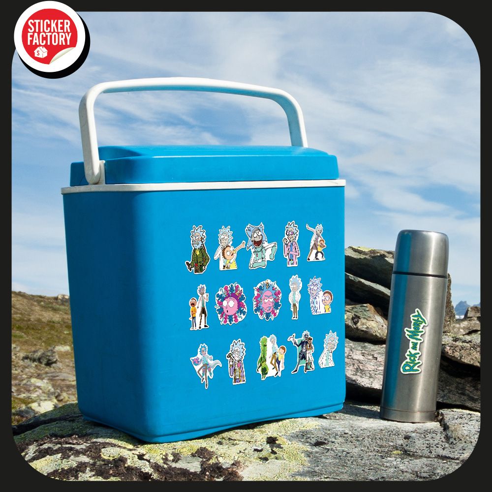 Rick & Morty - Set 30 sticker hình dán