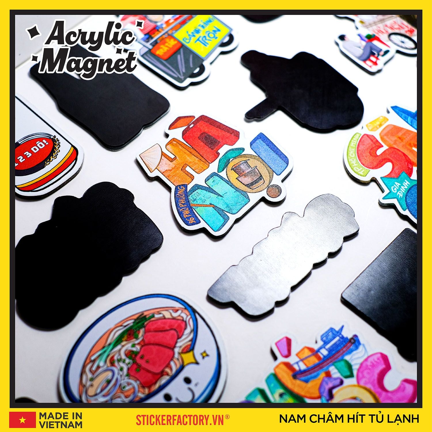 AM0022 Hội An - Nam châm hít tủ lạnh Acrylic Magnet