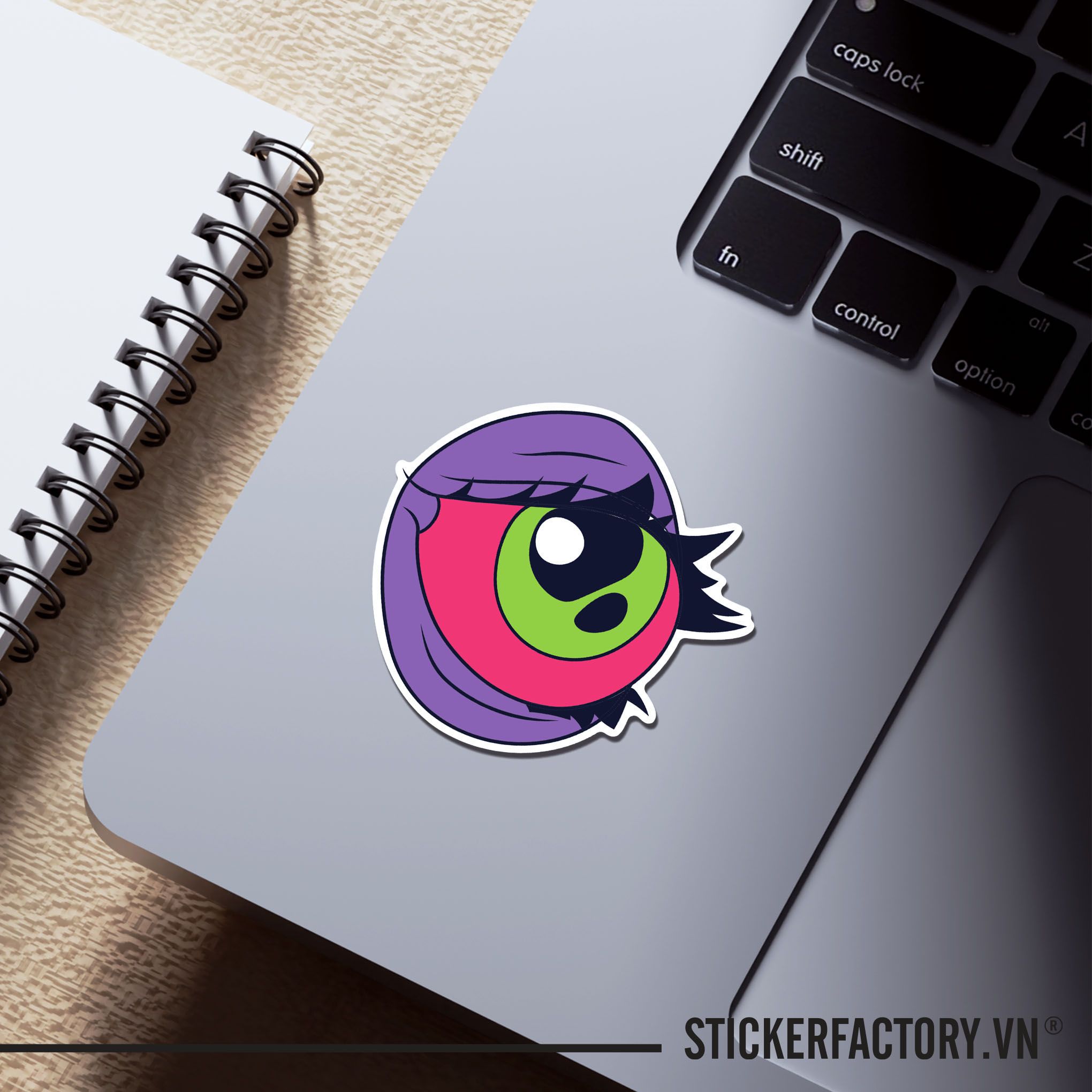 ALIEN EYE 7cm - Sticker Die-cut hình dán cắt rời