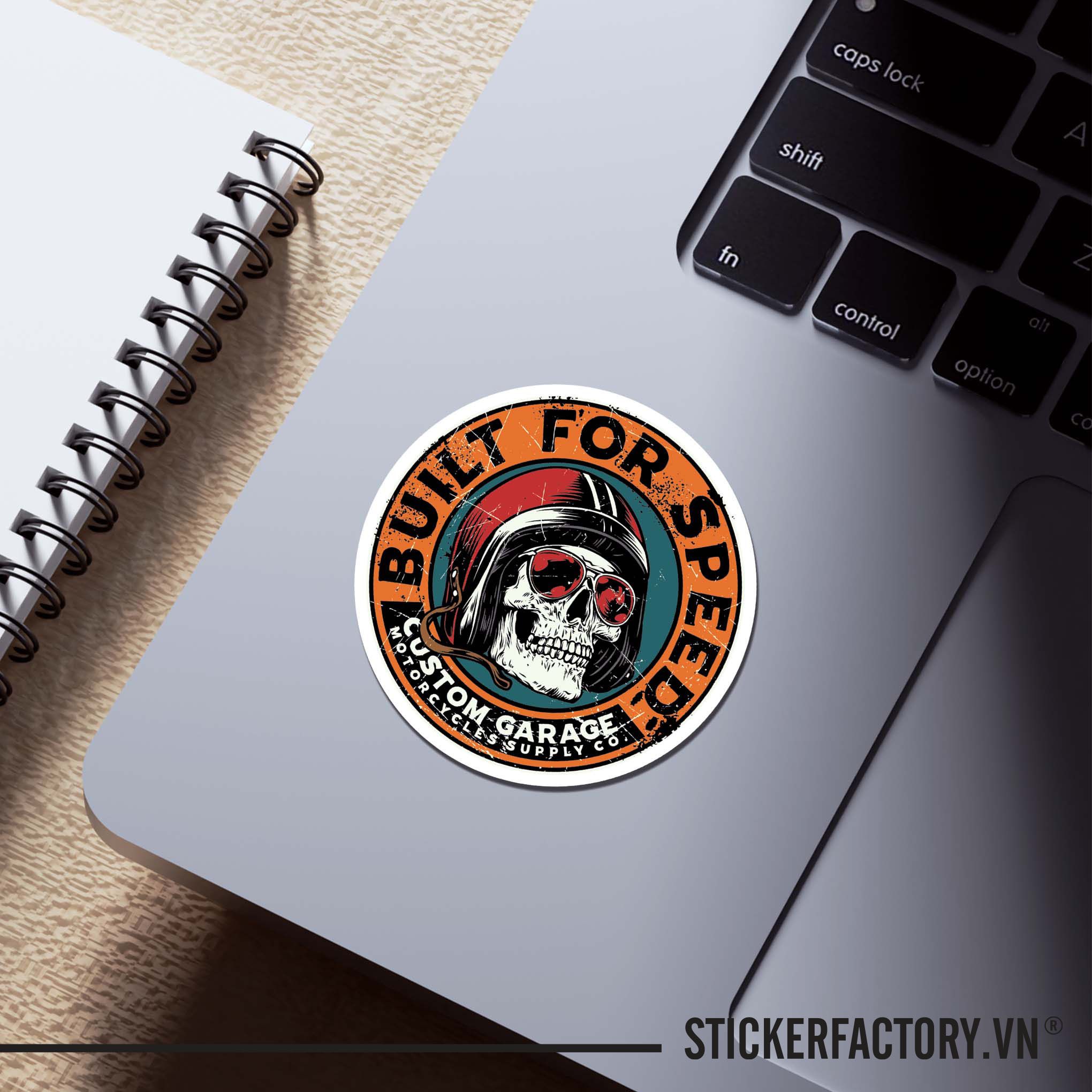 BUILD FOR SPEED 7cm - Sticker Die-cut hình dán cắt rời