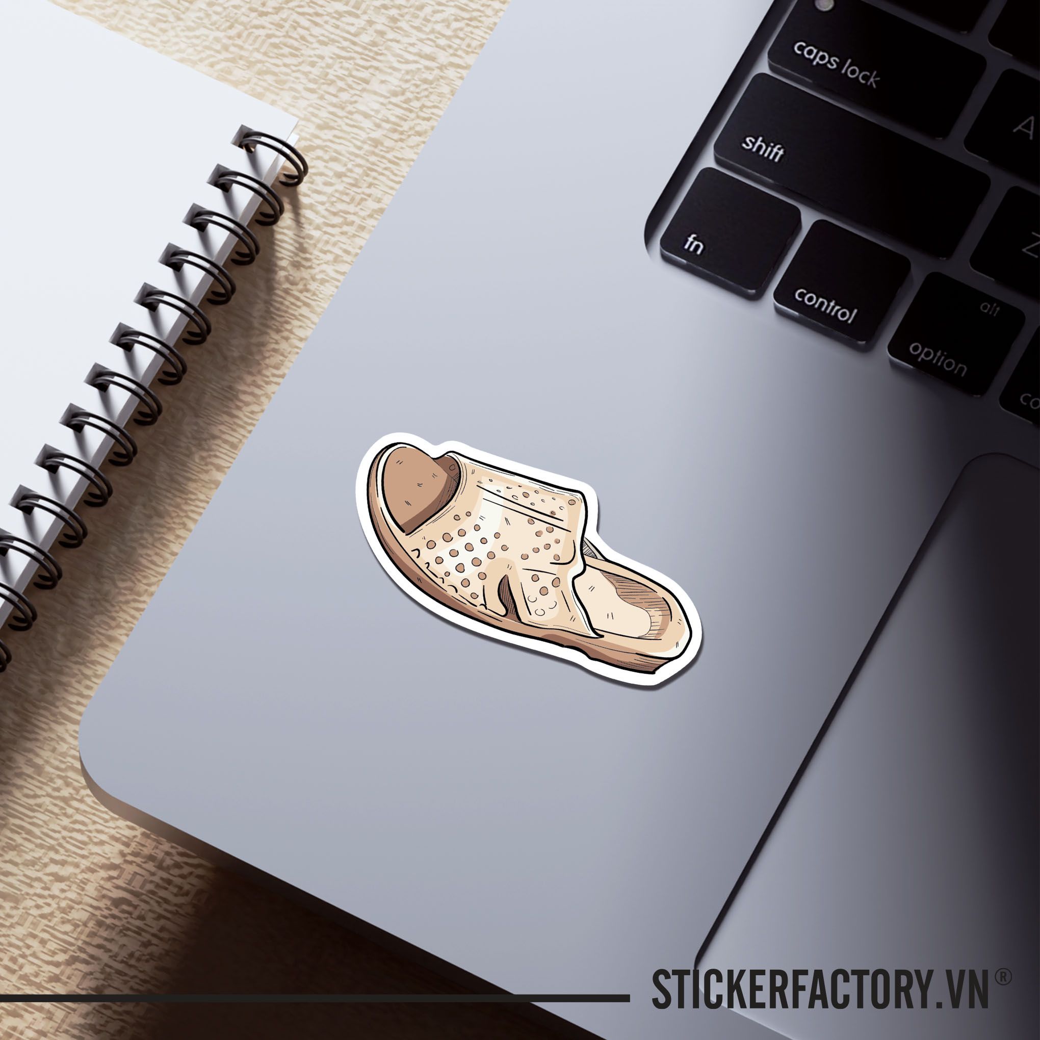 DÉP TỔ ONG 7cm - Sticker Die-cut hình dán cắt rời