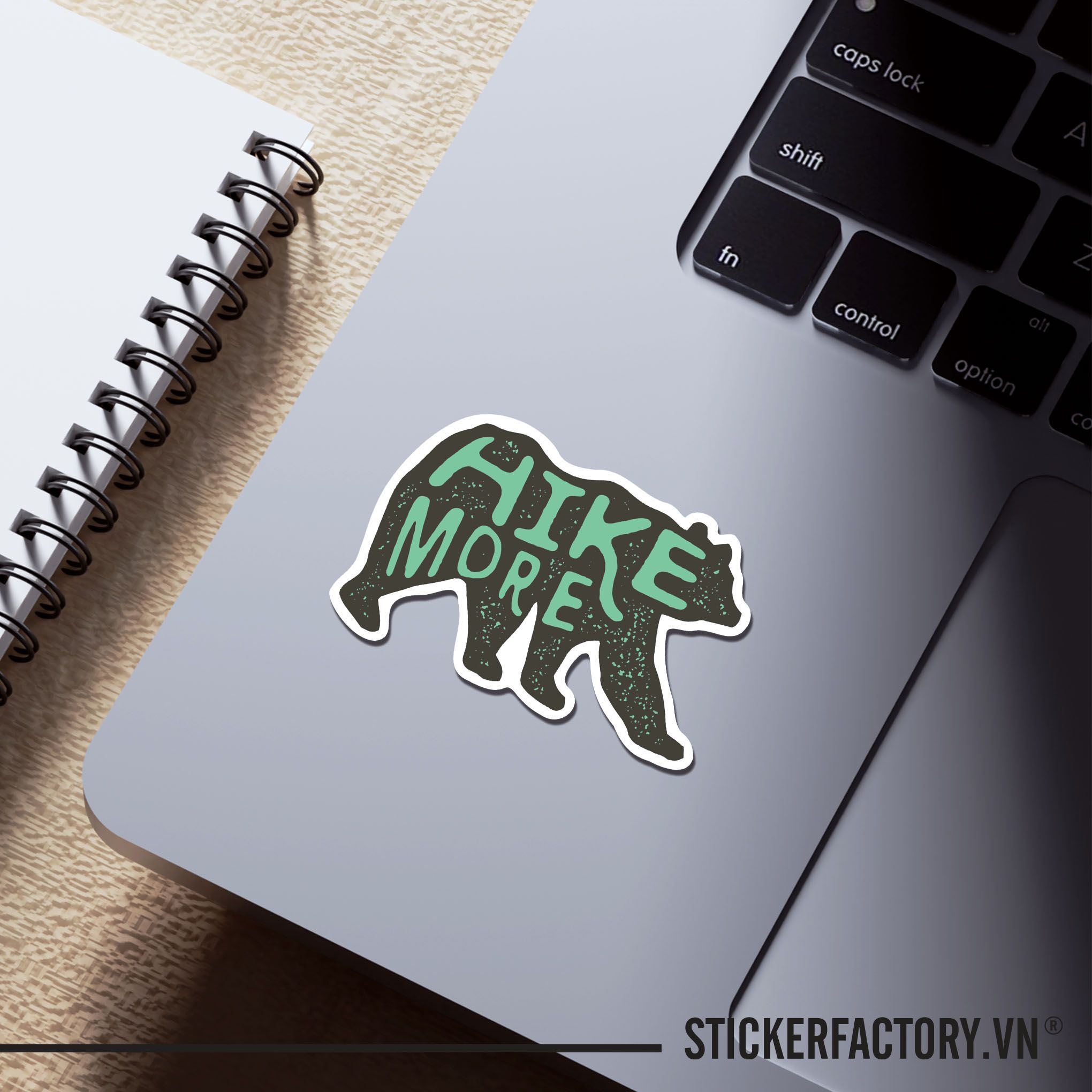 HIKE MORE 7cm - Sticker Die-cut hình dán cắt rời