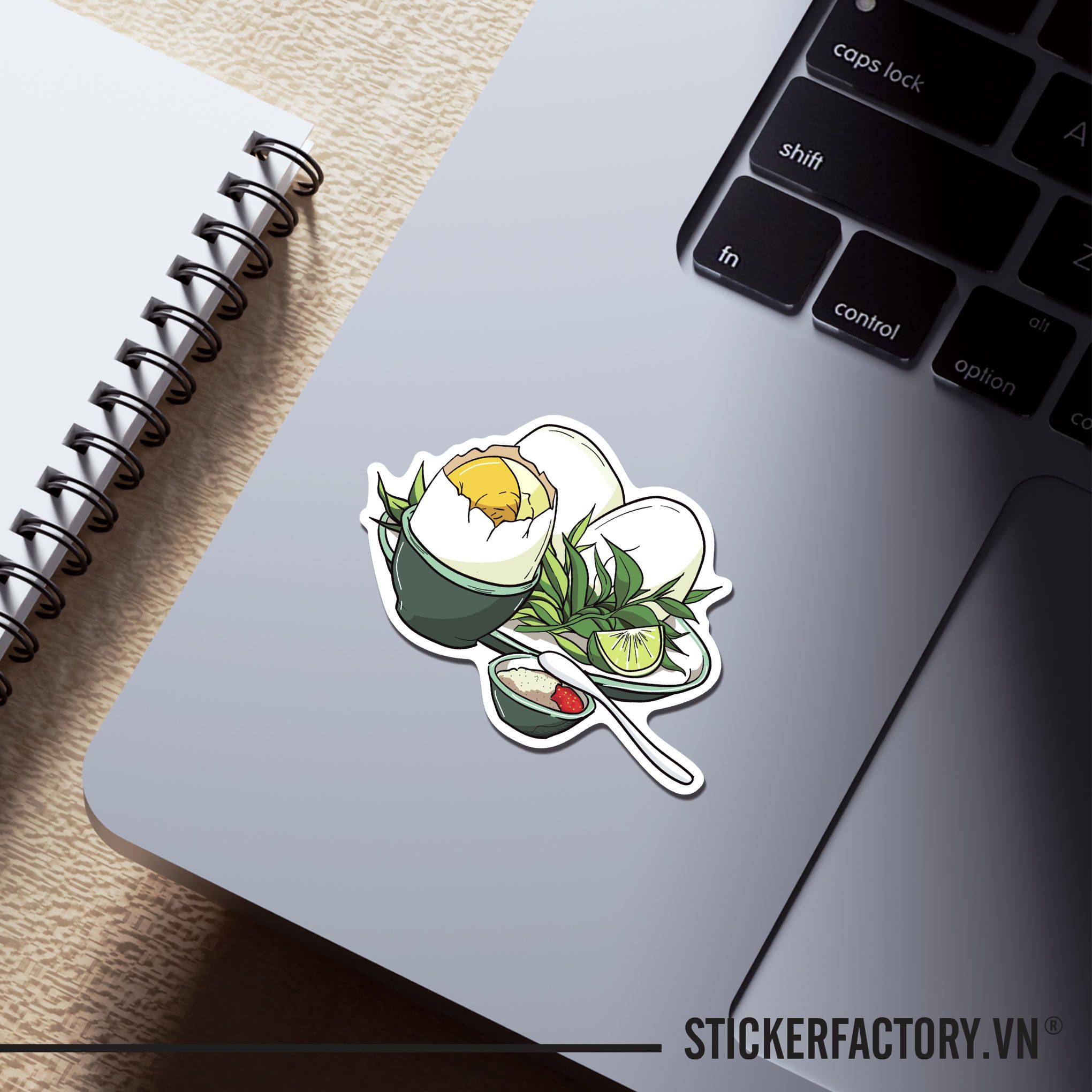 HỘT VỊT LỘN 7cm - Sticker Die-cut hình dán cắt rời