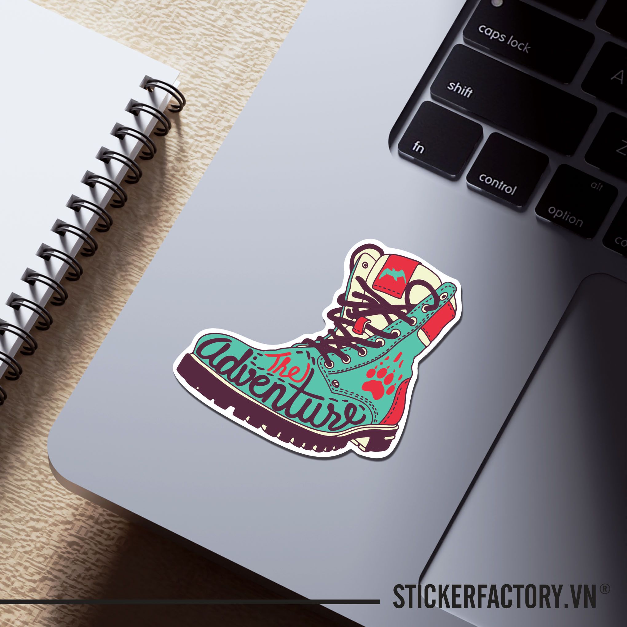 THE ADVENTURE 7cm - Sticker Die-cut hình dán cắt rời