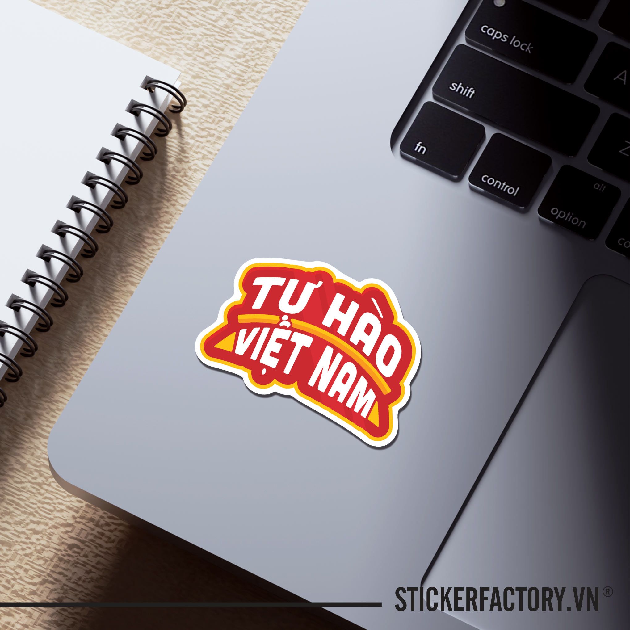 TỰ HÀO VIỆT NAM 7cm - Sticker Die-cut hình dán cắt rời