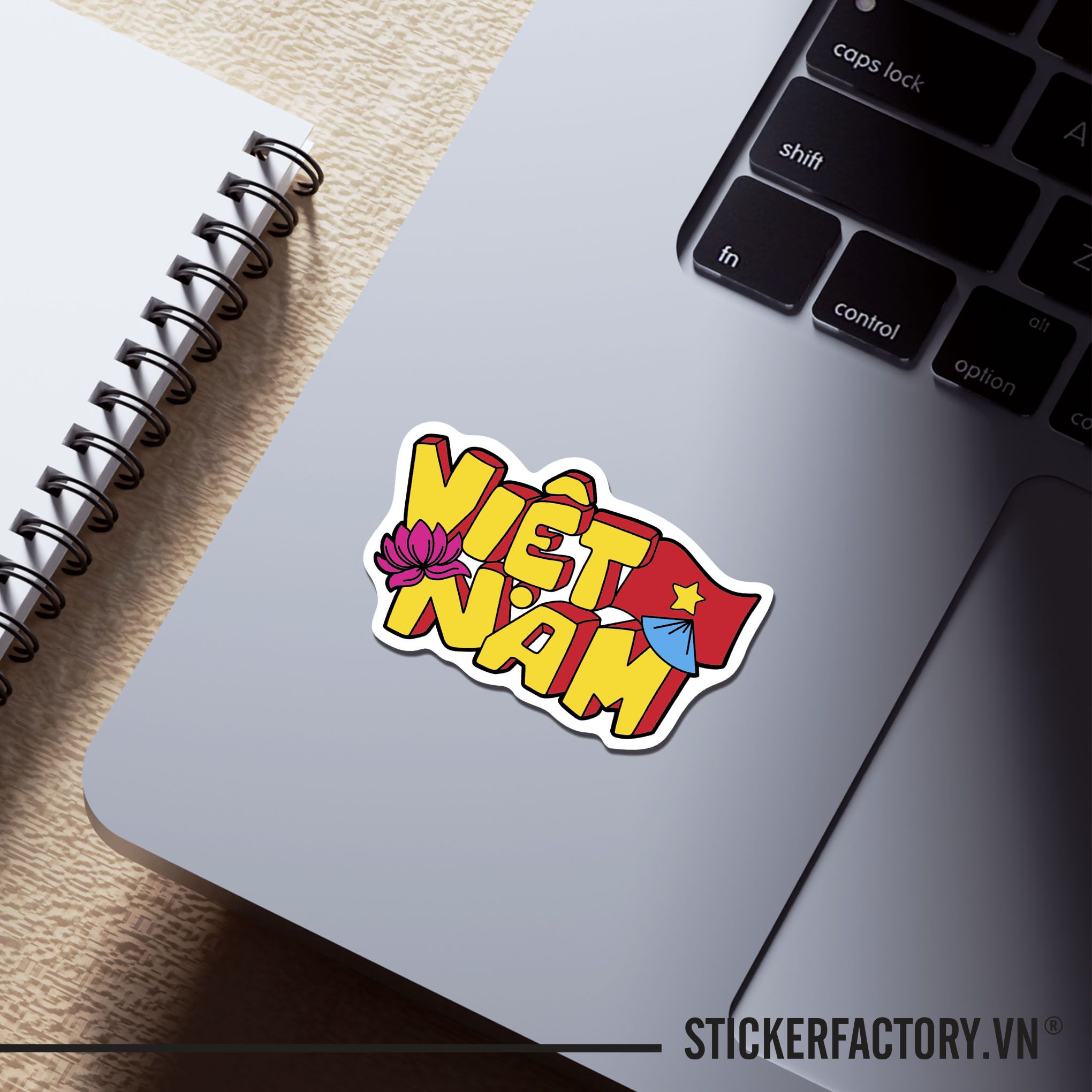 VIỆT NAM 7cm - Sticker Die-cut hình dán cắt rời