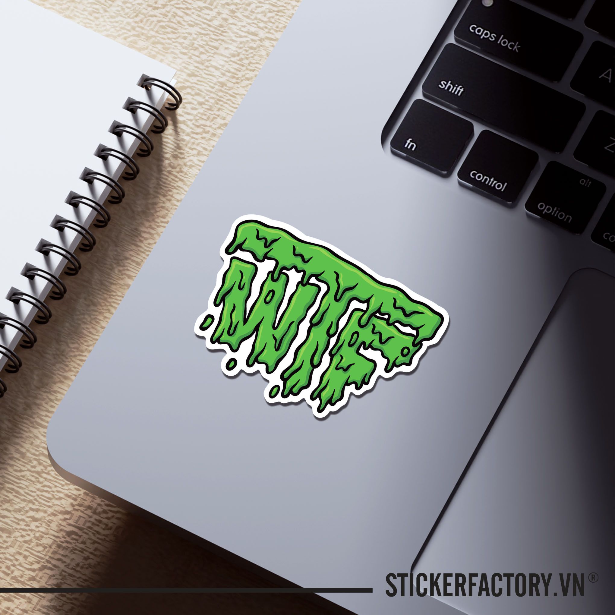 WTF SLIME 7cm - Sticker Die-cut hình dán cắt rời