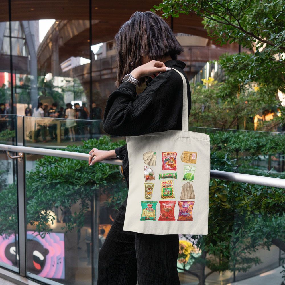 Vietnamese Childhood Snack - Túi Tote Canvas Bag