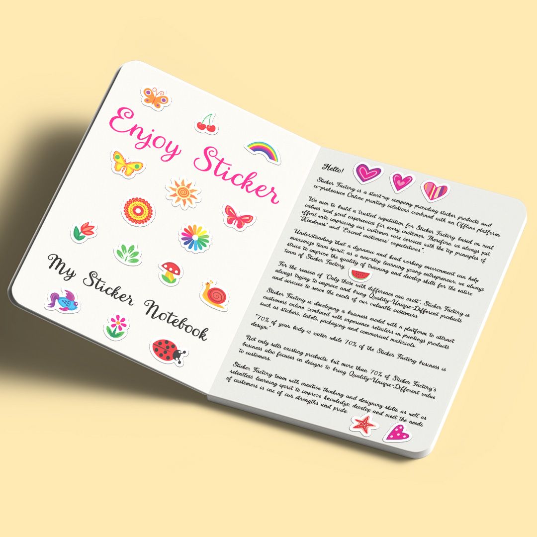 ES17 Cheerful -  Enjoy sticker sheet