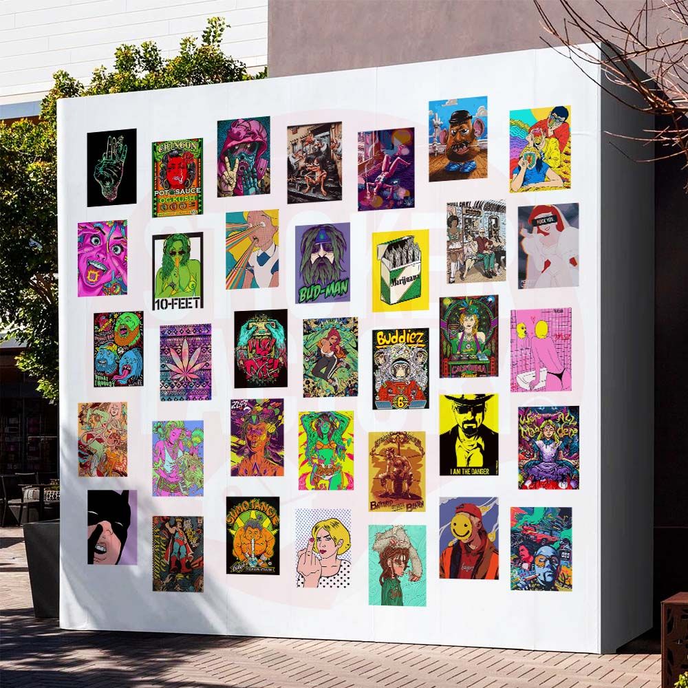 BARBER - Set 50 Poster A4 dán tường trang trí