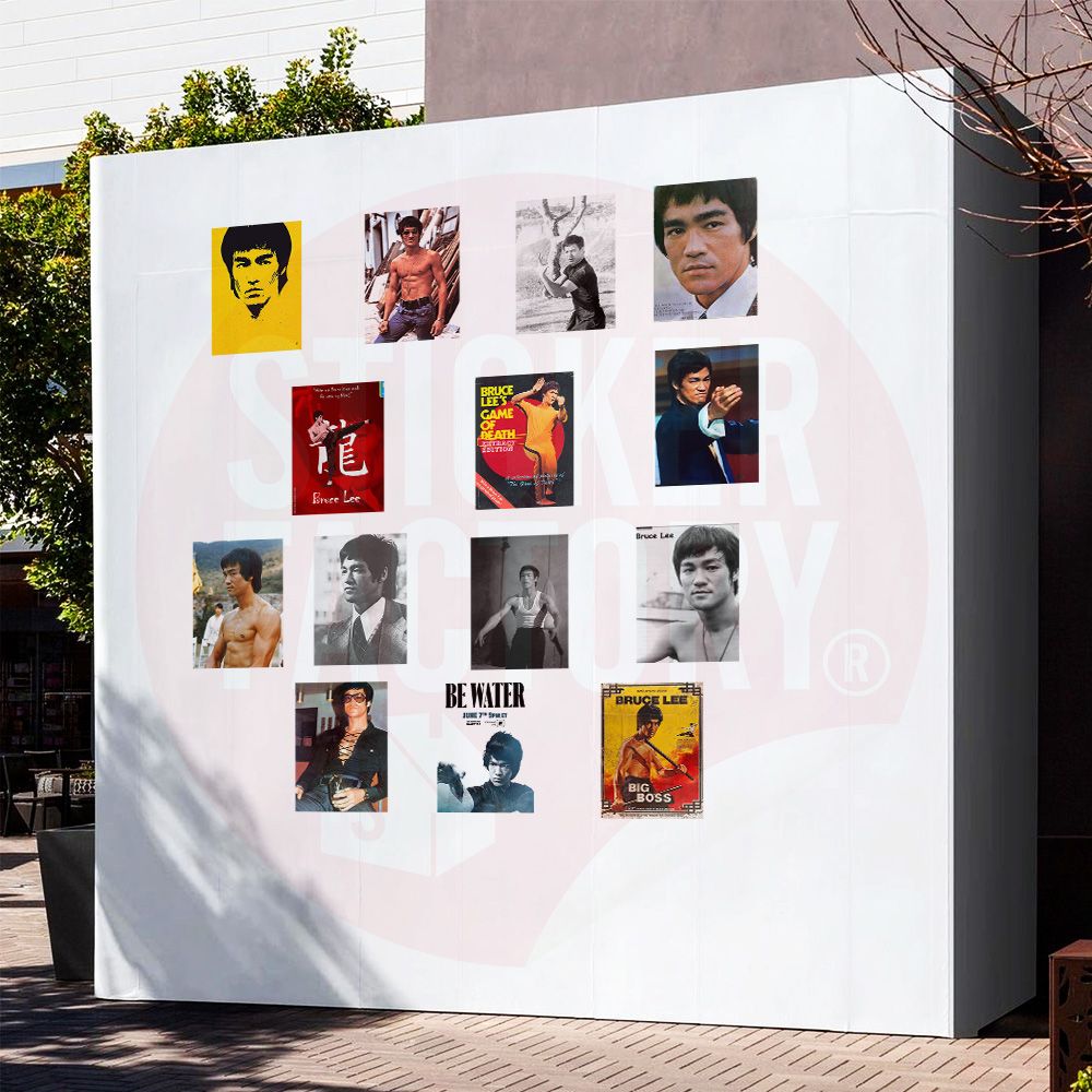 BRUCE LEE LÝ TIỂU LONG - Set 50 Poster A4 dán tường trang trí