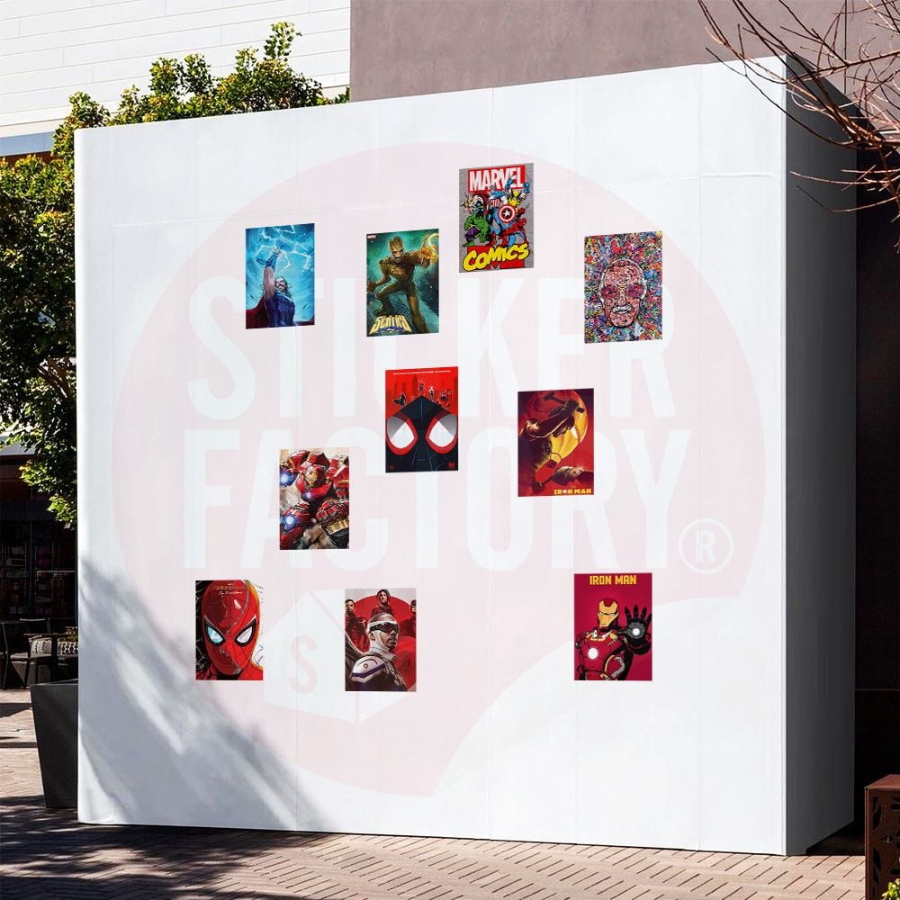 MARVEL AVENGER - Set 50 Poster A4 dán tường trang trí