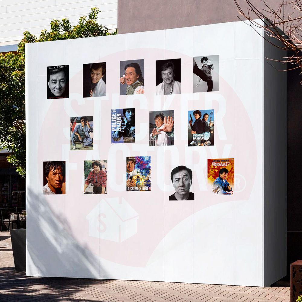 JACKIE CHAN THÀNH LONG  - Set 50 Poster A4 dán tường trang trí