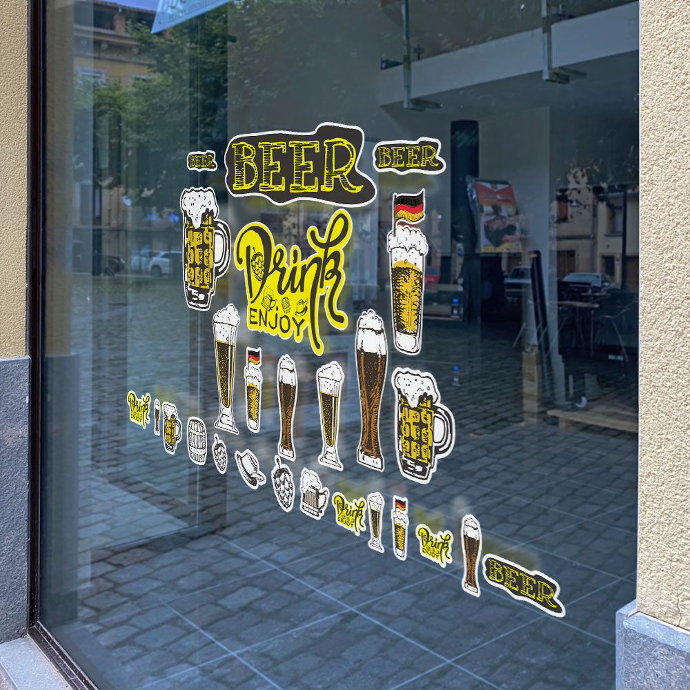 BEER DRINK - Decoration Sticker