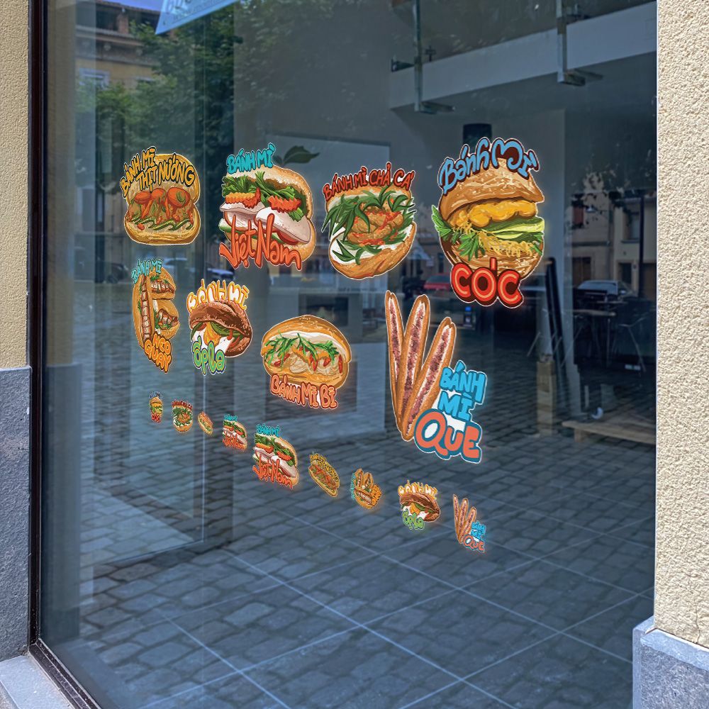 VIETNAMESE BREAD BÁNH MÌ - Decoration Sticker