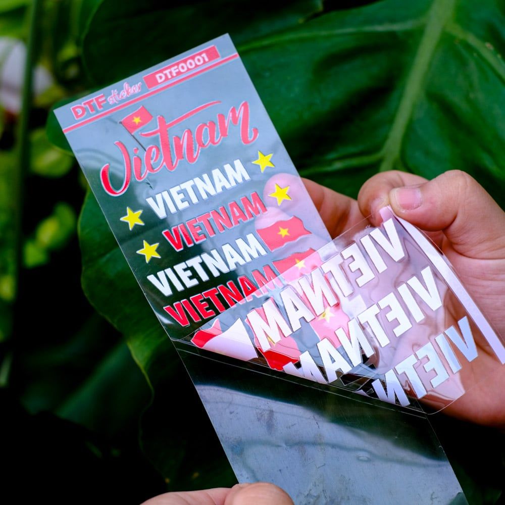 DTF0001  Sticker UV DTF nổi 3D không nền