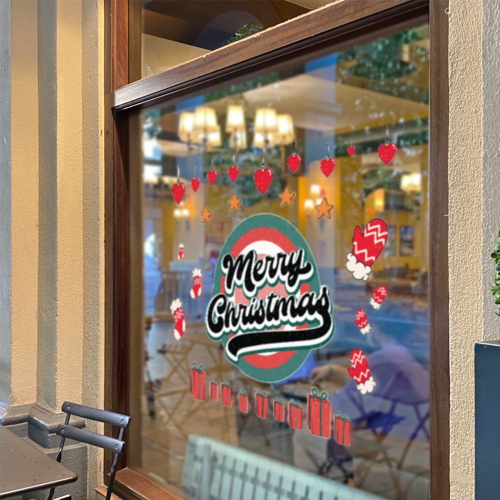 RETRO CHRISTMAS - Noel Decoration Sticker