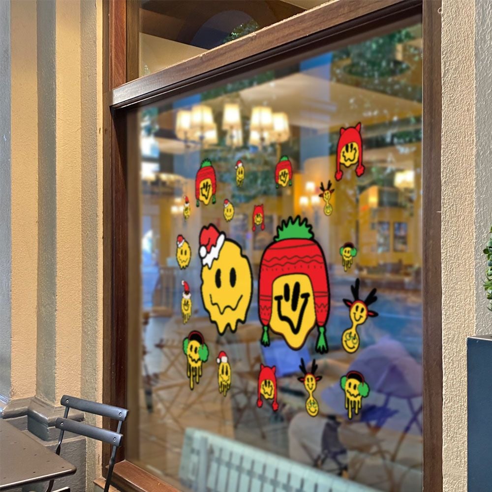 SMILE CHRISTMAS - Noel Decoration Sticker