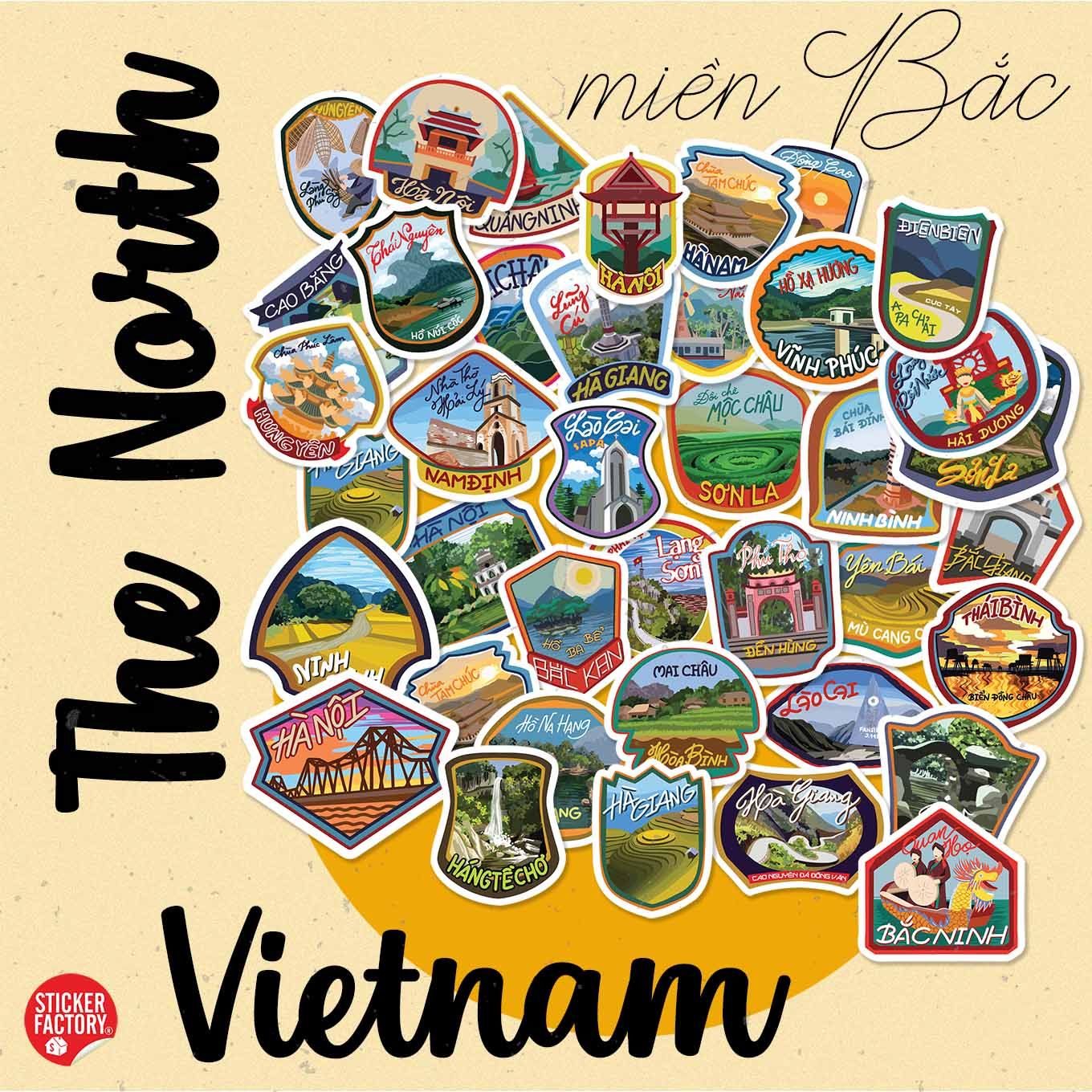 Welcome to Vietnam - Set 100 stickers