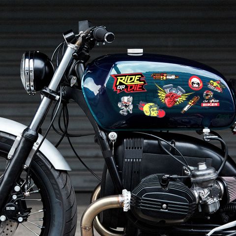  NO.14 Biker - Sticker Sheet A4 