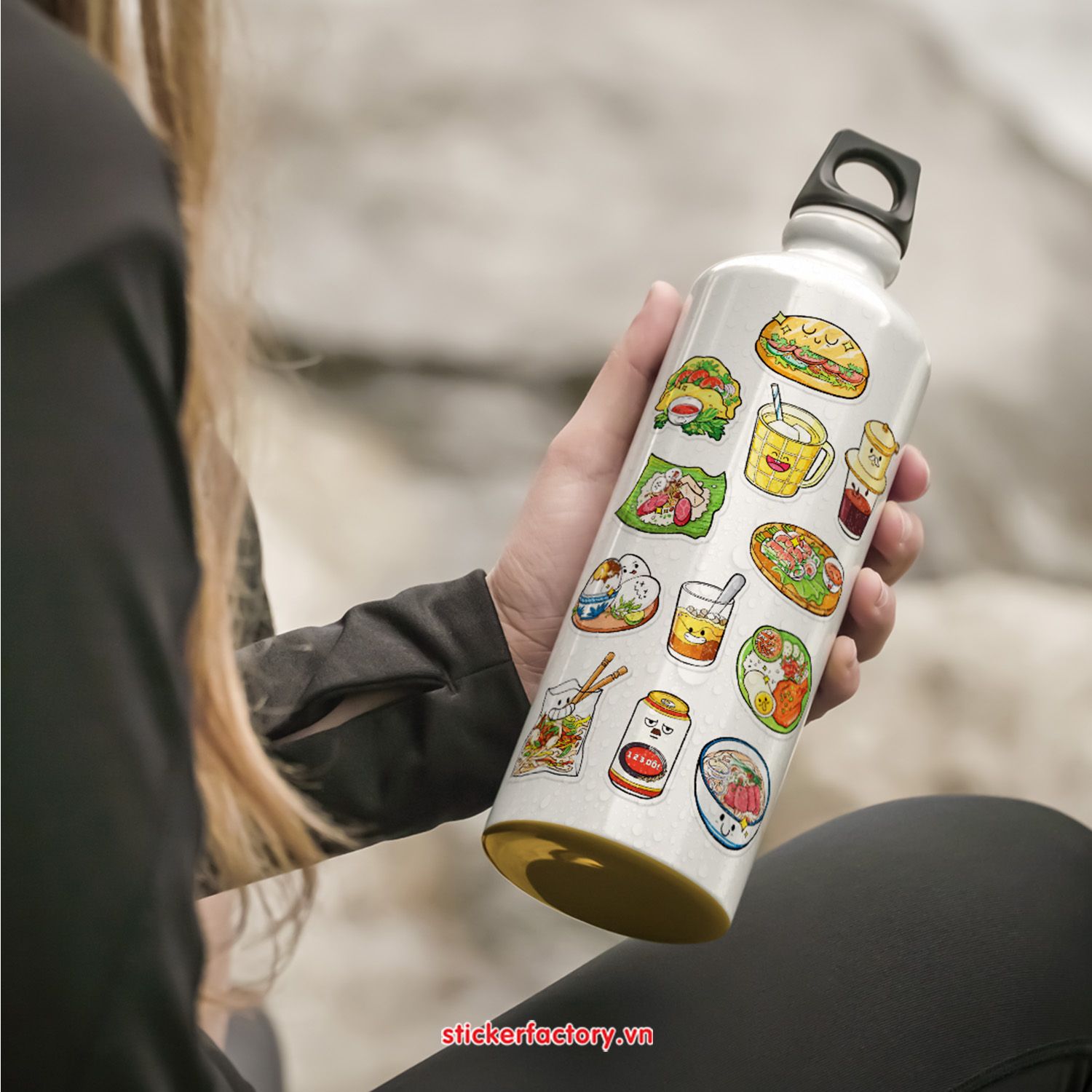 Vol.52 What to eat in Vietnam? - Little sticker sheet A6