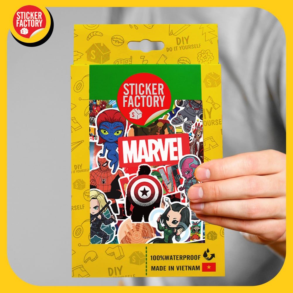 Marvel - Set 100 sticker hình dán