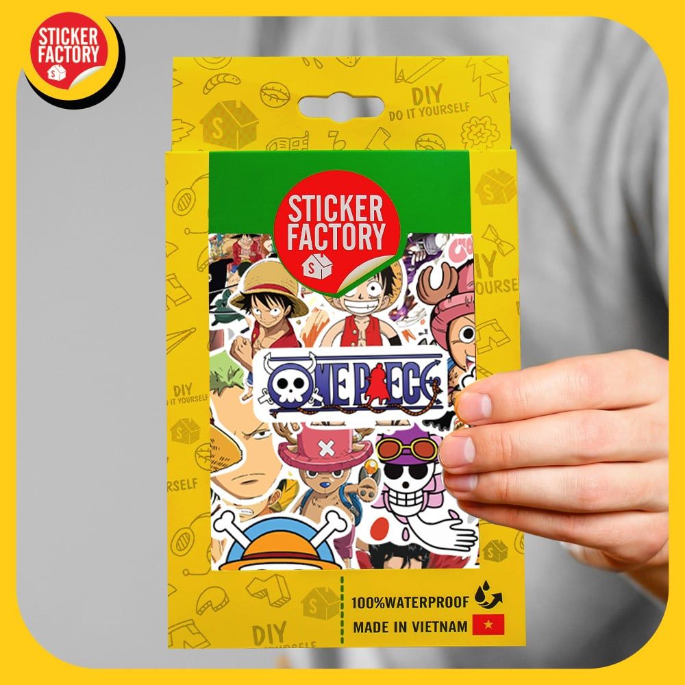 One Piece - Set 100 sticker hình dán