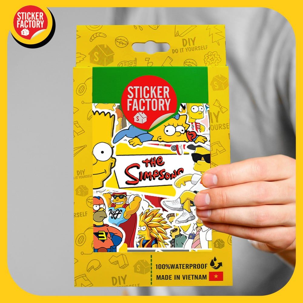 Simpsons - Set 100 sticker hình dán