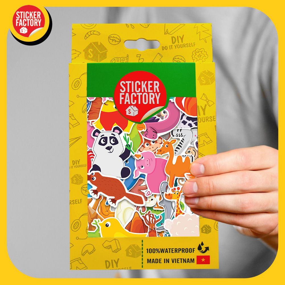 Animals Muôn Thú - Set 100 sticker hình dán