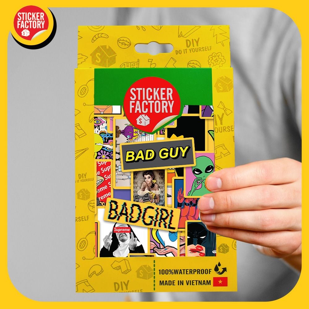Bad Guy Dân Chơi - Set 100 sticker hình dán