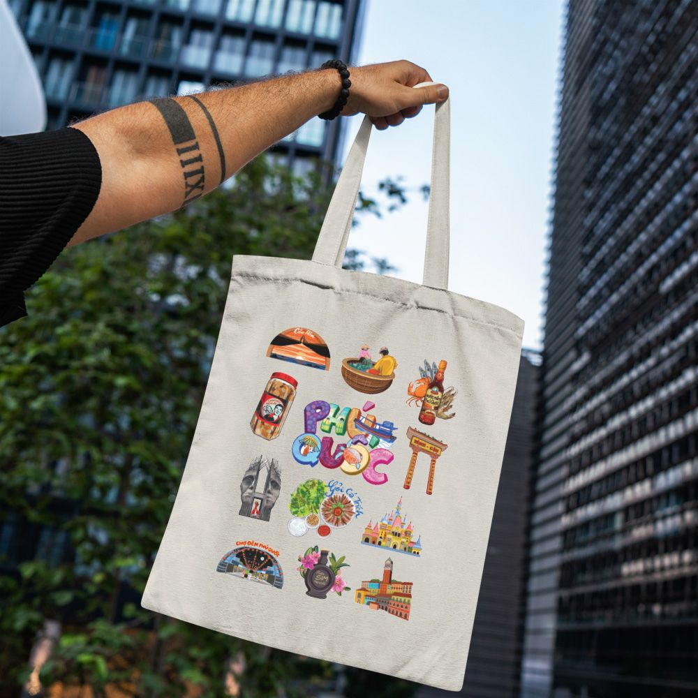 Phú Quốc - Túi Tote Canvas Bag