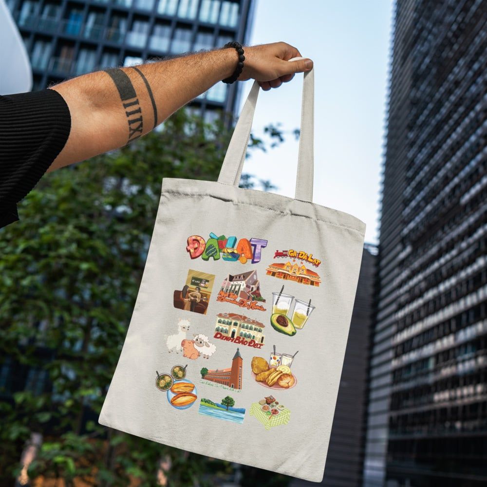 Đà Lạt - Túi Tote Canvas Bag