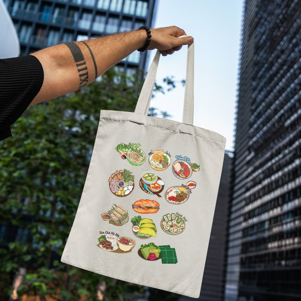 Vietnamese Cuisine - Túi Tote Canvas Bag